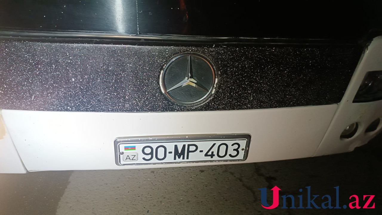 Tovuzda sərnişin avtobusu avtomobillə toqquşdu, xəsarət alan var - FOTOLAR